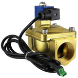 Atlantic UV 27-3365 Solenoid Valve - 1 1/2" - Brass / Lead Free - 12V DC