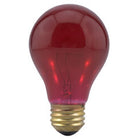 Sylvania 11712 - Incandescent A19 - 25W - 125V - Red - 24ct