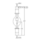ASL HVF5000-1C/R - 5000W - Mercury Short Arc - Double Ended