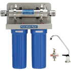 Bio-Logic Pure Water Pack UVC Water Purifier - 1.5 GPM - 3/8" NPT Inlet/Outlet - 2 Filters