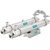 Sanitron S5,000C UVC Water Purifier - 83 GPM - 2" Tri-Clamp Inlet/Outlet - Multi-Chamber - 2" Sanitary Fitting - 5mm Sight Port