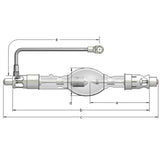Philips LTI XDC-3000S-15 - 3000W - Sony Cinema Projector Lamp