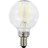 Sylvania 40852 LED G16.5 - 5.5W - 60W Equal - E12 Base - 2700K - 90+ CRI - 8ct