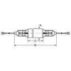 Ushio 5000788 MHL-252L - Medium Pressure Metal Halide - 2000W - Ceramic Base - 189mm