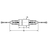 Ushio 5000788 MHL-252L - Medium Pressure Metal Halide - 2000W - Ceramic Base - 189mm
