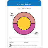 UVC Dosimeter - 5/25/150mJ - Pulsed Xenon - 25 Cards