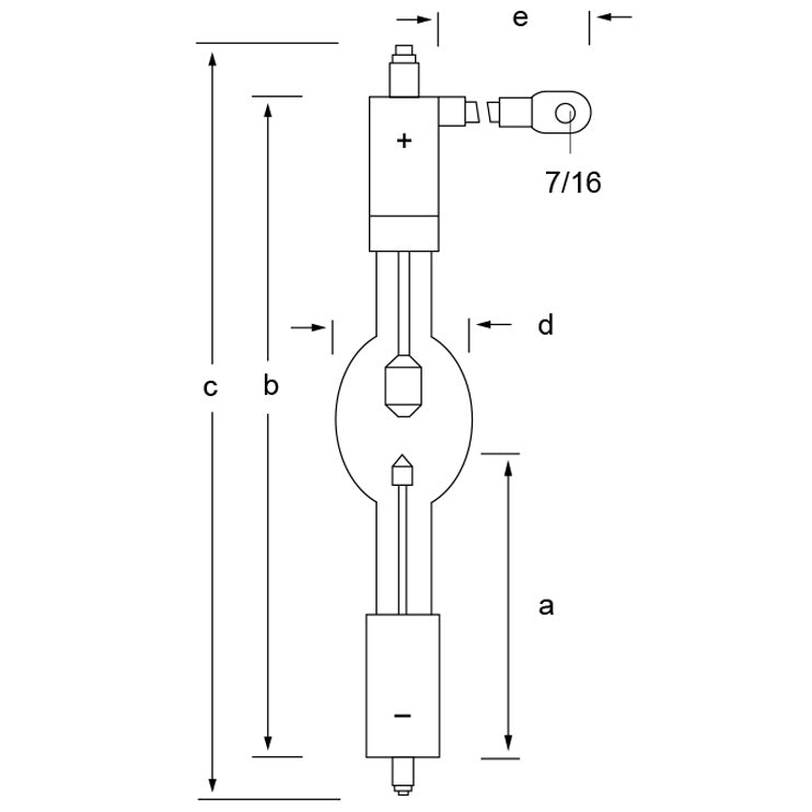 Philips LTI LTIX-3000W-H - 3000W Standard Xenon Lamp