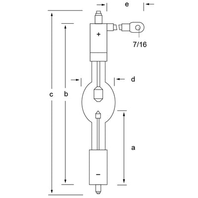 Philips LTI LTIX-7000W-HS - 7000W Standard Xenon Lamp
