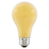Sylvania 10390 - Incandescent A19 - 60W - 120V - Yellow - 24ct
