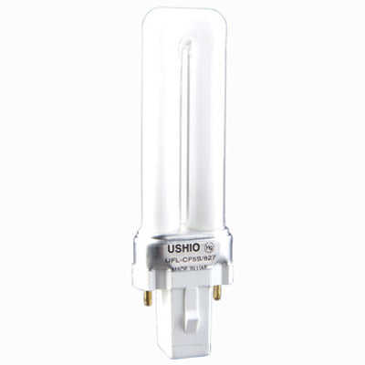 Ushio 3000063 CF7S/827 - 7W CFL - G23 Base - 2700K - 10ct