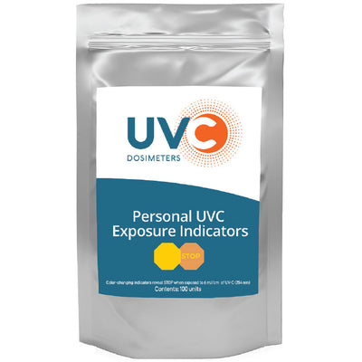 UVC Dosimeter - 6mJ - 254nm - Personal Exposure Limit - 1 Indicator