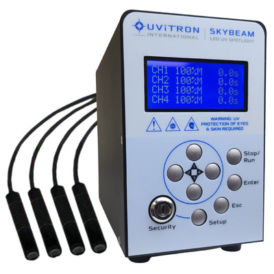 Uvitron SkyBeam 4-Channel LED Spot Curing System
