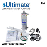 Ultimate U4 Ultraviolet UVC Water Purifier - 4 GPM - 3/4" NPT Inlet/Outlet - Vertical Mount