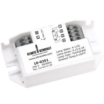 Atlantic UV 10-0251 | Ballast: 4/6/8 Watt T5 230 50/60Hz RW12-180-10