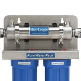 Bio-Logic Pure Water Pack UVC Water Purifier - 1.5 GPM - 3/8" NPT Inlet/Outlet - 2 Filters