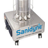 Sanidyne Premium UVC Portable - 480W UV Output - Sensor Safety Shut Off - Remote