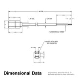 Atlantic UV 05-0191A1 - 4-Pin Lamp Socket - 1 Meter Lead Wire