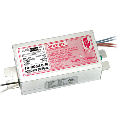 Atlantic UV 10-0053C-R | Ballast: Surelite&trade; Instant Start 230V 50/60Hz - 1 lamp - 430mA