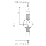 ASL HVF2002KS/R - 2000W - Mercury Short Arc - Double Ended