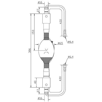 ASL HVF3000MFN/R - 3000W - Mercury Short Arc - Double Ended