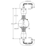 ASL HVF5000-19/R - 5000W - Mercury Short Arc - Double Ended
