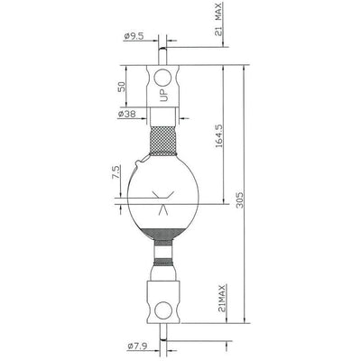 ASL HVF5000TAM/R - 5000W - Mercury Short Arc - Double Ended