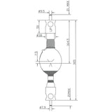 ASL HVF5000TAM/R - 5000W - Mercury Short Arc - Double Ended