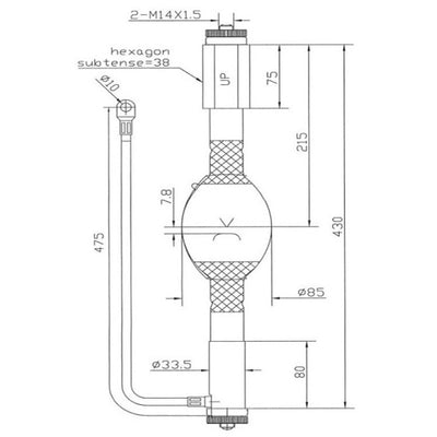 ASL HVF5001F/R - 5000W - Mercury Short Arc - Double Ended