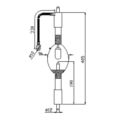 ASL HVF8000AU/R - 8000W - Mercury Short Arc - Double Ended