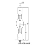 ASL XM1600HS/R - 1500W - 23V Short Arc Xenon Lamp