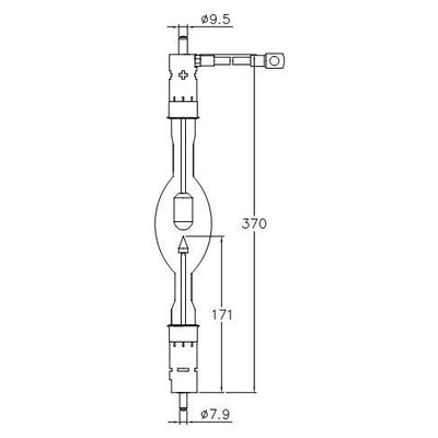 ASL XM4000HS/G - 4000W - Short Arc Xenon Lamp