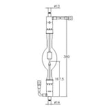 ASL XM4200H/VCC/G - 4200W - 30V Short Arc Xenon Lamp