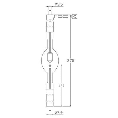 ASL XM4202H/VC/G - 4200W - 29V Short Arc Xenon Lamp