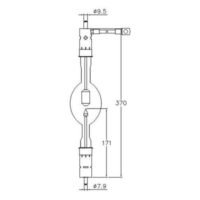 ASL XM6500HS/G - 6500W - Short Arc Xenon Lamp