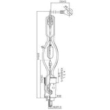 ASL XD1800SD/G - 1800W - Christie Cinema Projector Lamp