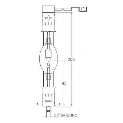ASL XM1000HSC/G - 1000W - Short Arc Xenon Lamp