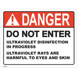 Atlantic UV 70-0059 - Danger Label - Do Not Enter 5.5 x 4.25"
