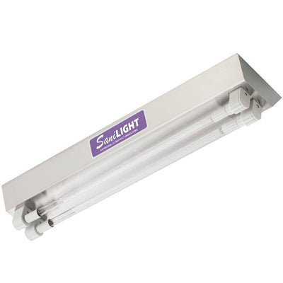 SaniLIGHT UVC Air &amp; Surface Irradiating Fixture - 6.2W UV Output - 13.25" Length - 2 Bulbs