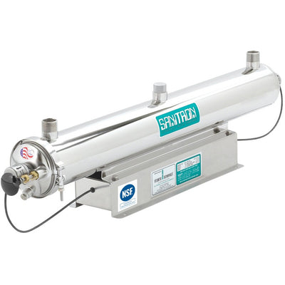 Sanitron S37C UVC Water Purifier - 12 GPM - 1" NPT Inlet/Outlet - Single Chamber - NSF/ANSI 61/372