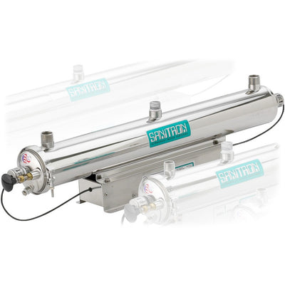 Sanitron S37C UVC Water Purifier - 12 GPM - 1" NPT Inlet/Outlet - Single Chamber - RoHS