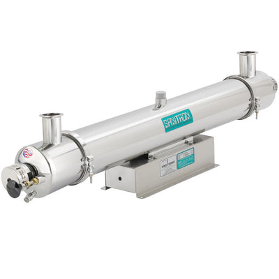 Sanitron S2400C UVC Water Purifier - 40 GPM - 2" Tri-Clamp Inlet/Outlet - Single Chamber - 2" Sanitary Fitting - 5mm Sight Port