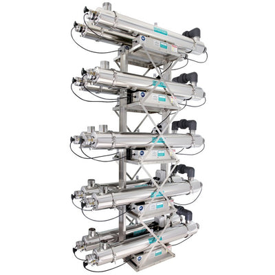 Sanitron S25,000C UVC Water Purifier - 416 GPM - 2" NPT Inlet/Outlet - Multi-Chamber