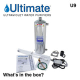 Ultimate U9 Ultraviolet UVC Water Purifier - 9 GPM - 3/4" NPT Inlet/Outlet - Vertical Mount