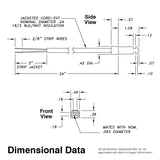 Atlantic UV Lamp Socket | 34" Mini Bi-Pin Lamp Socket