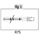 Hikari QIR 120-1200C-R7 - Infrared - 1200W - 120V - 164mm - Horizontal Burn Position