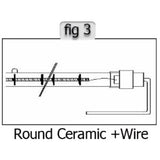 Hikari QIR 115-1350(L) - Infrared - 1350W - 115V - 317mm - Horizontal Burn Position