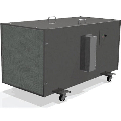 CleanBox RMT33-P0Z UVC Air Scrubber - 4 Bulbs - 76" Length - 1500 CFM - HEPA Filter