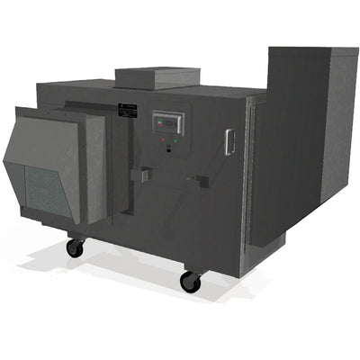 CleanBox RMT45-P2Z UVC Air Scrubber - 6 Bulbs - 91" Length - 2500 CFM - HEPA Filter