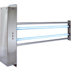 UVC Kitchen Exhaust Hood Fixture - 2 Lamp High Output - 14" Length Into Duct - Ozone Producing