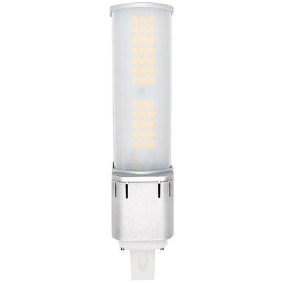 Light Efficient Design 7W LED - 13W CFL Equal - G23-2 Base - 3500K - Horizontal - 10ct
